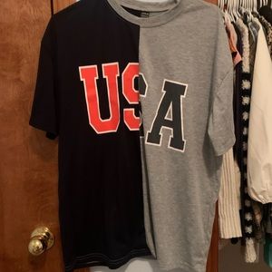 Oversized USA Tee